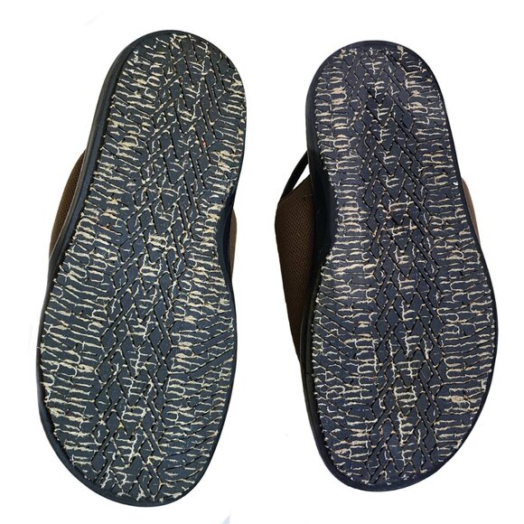 MARNI BLACK/BROWN FABRIC FUSSBETT SANDALS (37.5) - Picture 10 of 11